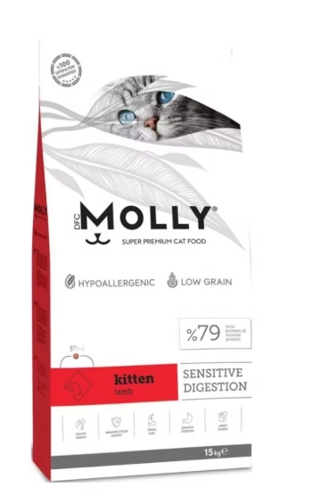 Molly  Kuzu Etli Yavru Kedi Maması 15KG