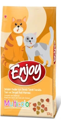Enjoy Yetişkin Kediler için Tavuklu Tam ve Dengeli Kedi Maması 15 kg